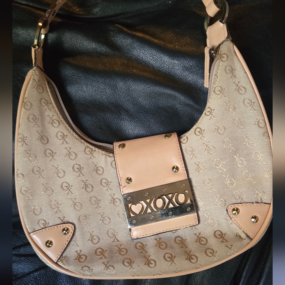 XOXO beige genuine leather small bag 10"x8" - Picture 2 of 11